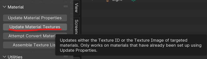 Update Material Textures