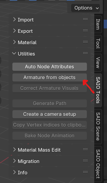 Armature from Objects