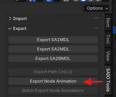 Export Node Animation