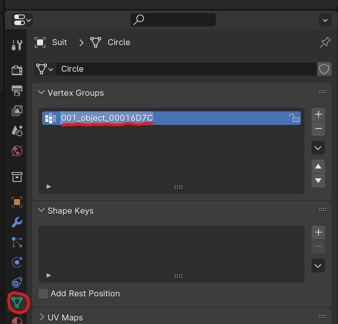 Vertex Grouping